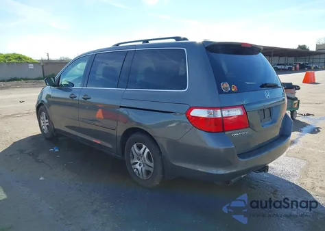 2007 Honda Odyssey Ex-L из США, поврежденный, VIN 5FNRL38787B436737